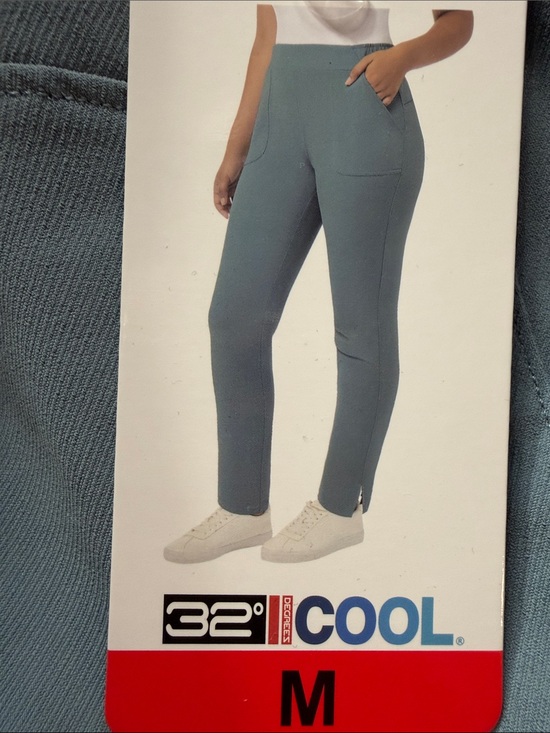 32 Degrees Pants - 32 Degrees Women's Teal Straight-Leg Pull-On Pants Irish Teal M NWT